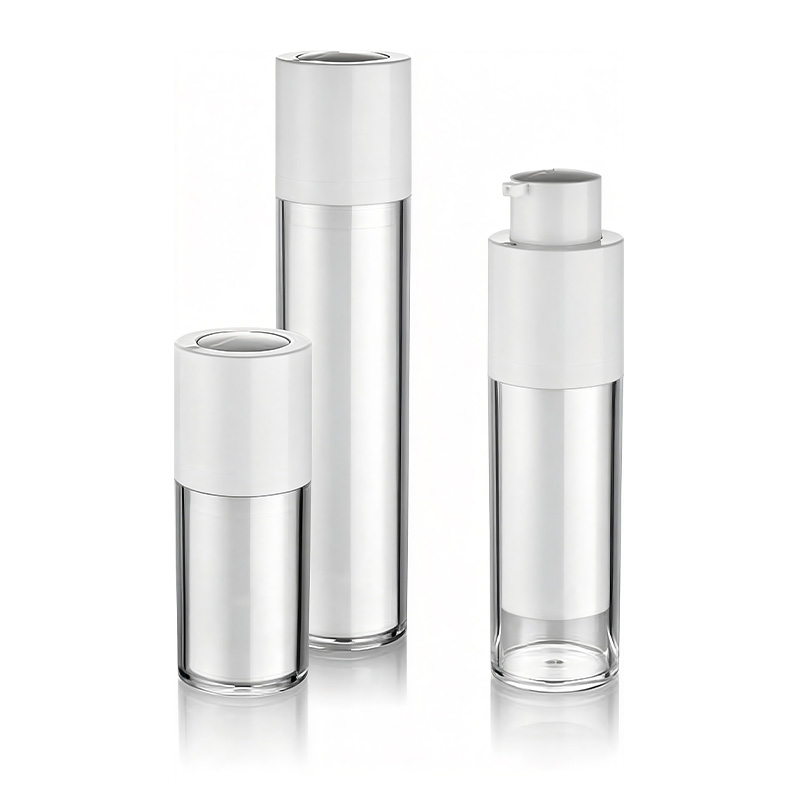 Bouteille sans air remplaçable en plastique