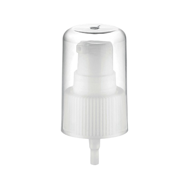 Pompe de traitement plastique à bouchon complet