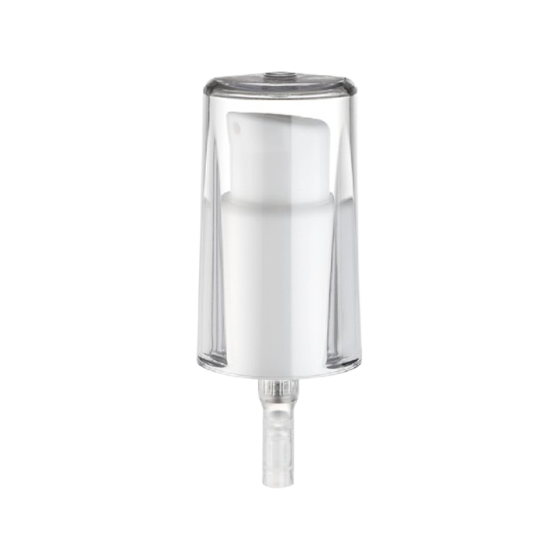 Pompe doseuse de lotion à bouchon plein en plastique