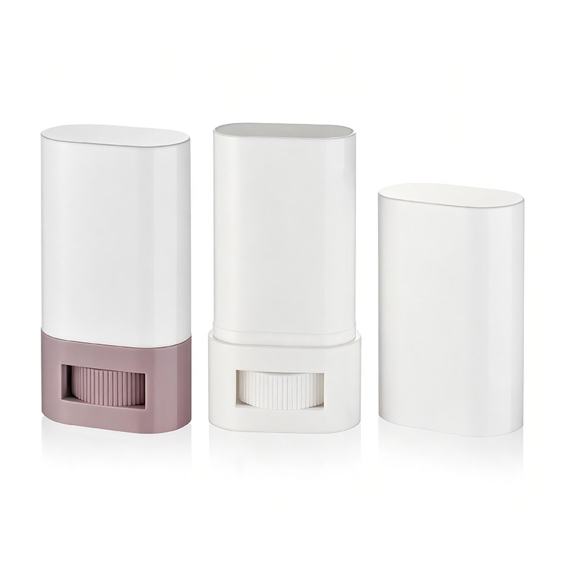 Conteneur ovale en plastique pour bâtonnets déodorants