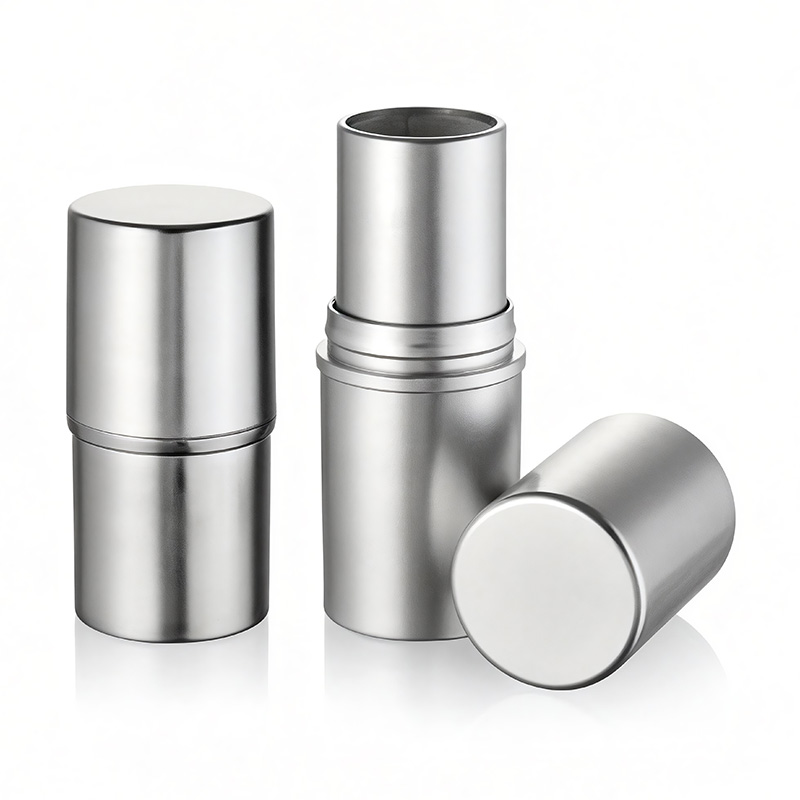 Conteneur rond en plastique de 6 grammes pour mini bâtonnets de blush